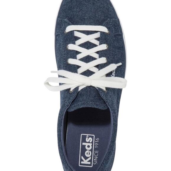 Keds Blue Maven Lace-Up Fashion Sneakers - Picture 3 of 8